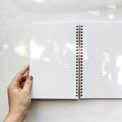 Luxor 1 Subject Spiral Premium Notebook, Ruled - 14cm x 21.6cm -160 Pages